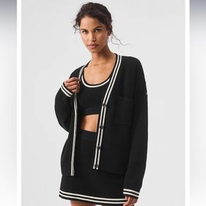 Alo Tennis Club Sweater Knit Cardigan